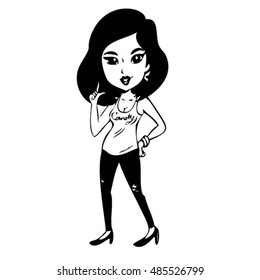 woman with jeans