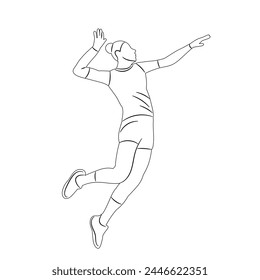 woman jumping sketch on white background vector