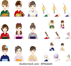 Woman / KIMONO / Japanese style