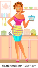 woman in the kitchen