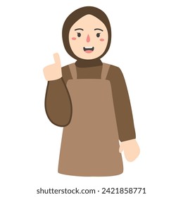 woman in kitchen wear with apron