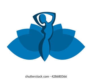 woman lady body image vector icon