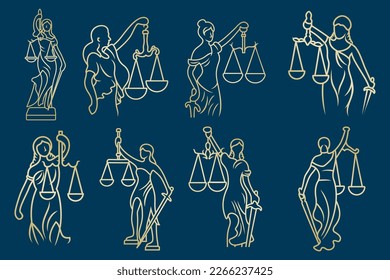 woman or lady law logo concept.