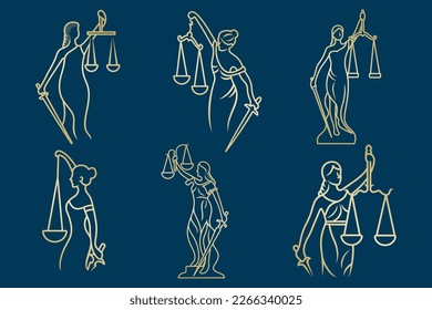 woman or lady law logo concept.