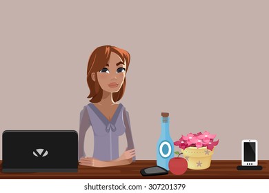 Woman & Laptop