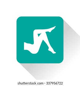 woman legs vector icon