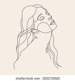 Woman Line Art. Line drawing of women