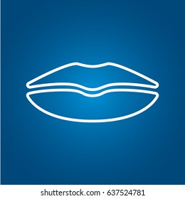 Woman lips