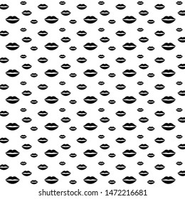 woman lips background black vector seamless texture