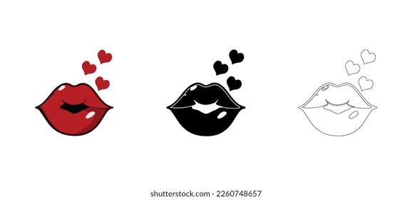 Frauenlips, Vektorsymbol
