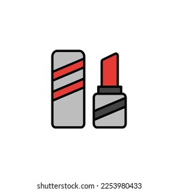 woman lipstick vector type icon 