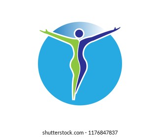 Woman logo vector template