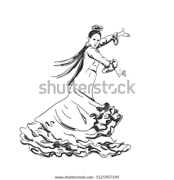 spanish dancer coloring pages