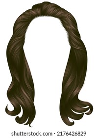 woman long hairs brown colors