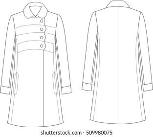 Woman long jacket