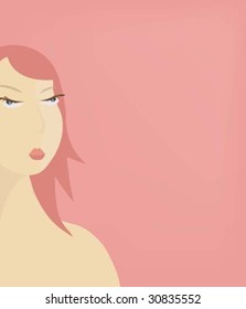 Woman looking