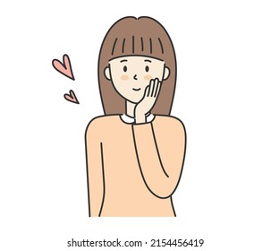 Woman Love Vector Illustration Stock Vector (Royalty Free) 2154456419 ...