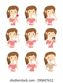 Woman makeup
