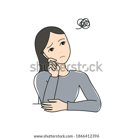The woman is making a gesture of concern.