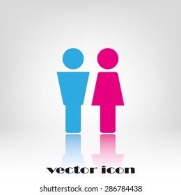 woman man