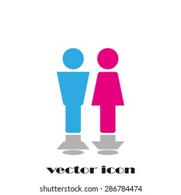 woman man