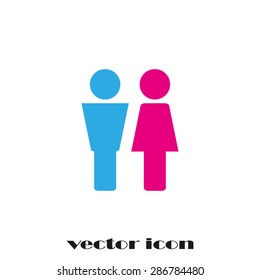 woman man
