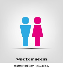 woman man
