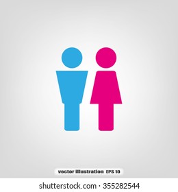 woman man