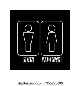 woman man