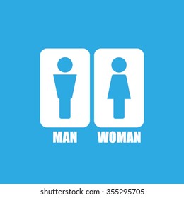 woman man