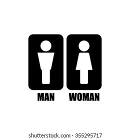 woman man