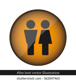woman man
