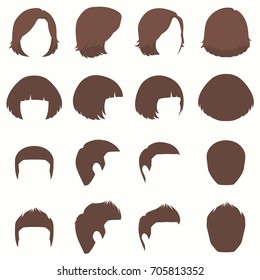 Vectores Imagenes Y Arte Vectorial De Stock Sobre Mans Hair