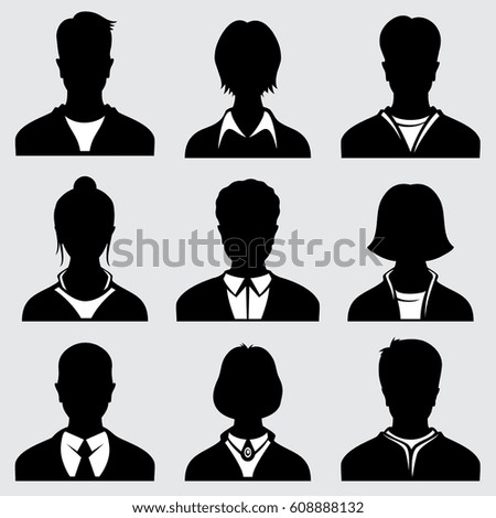 Similar – Image, Stock Photo Anonymously. Characters