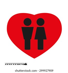 woman man heart
