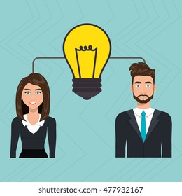 woman man idea teamwork