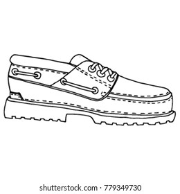 Woman or man 
moccasins sketch. 
Detailed illustration of woman or man 
moccasins sketch for any web or graphic design 