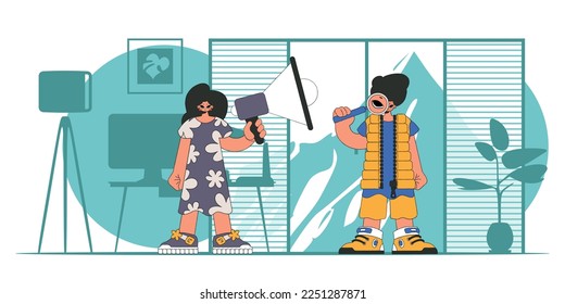 Woman and man specialists Search for personnel.