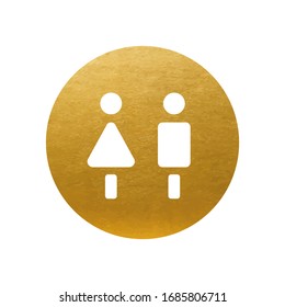 Woman and Man Vector Icon