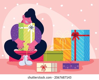 woman with many gifts celebration