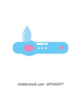 woman medical pregnancy test checking