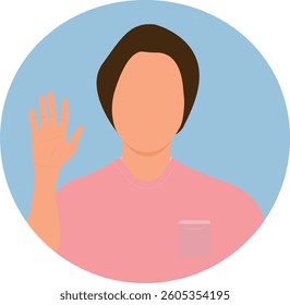Woman medicine professional doctor. Medical worker in hospital. Character constructor. Front view.  Illustration, vector, cartoon hand-drawn