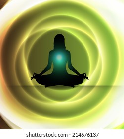 woman meditate, yoga