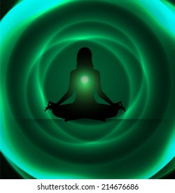 woman meditate, yoga