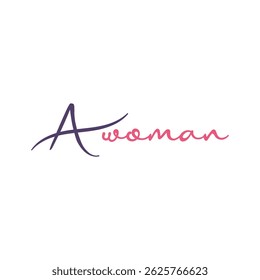 A Woman. Mothers Day Typography Design for Best Mom