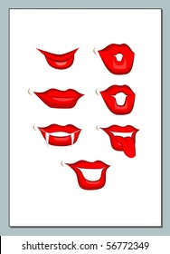 woman mouth