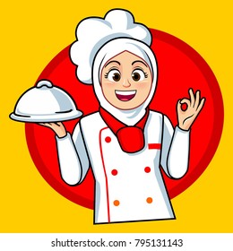 Chef Muslimah : Chef Muslim Woman In Hijab Transparent Background Png Similar Png : Kartun muslimah youtube gambar kartun chef wanita muslimah, 03 07 2019 berbagi kartun muslimah cantik unlimited dvr storage space.