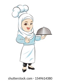 Muslim Chef Woman Images Stock Photos Vectors Shutterstock