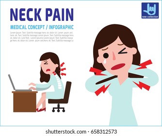 Neck Pain Flat Design Images Stock Photos Vectors Shutterstock