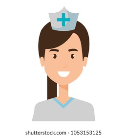 woman nurse avatar character